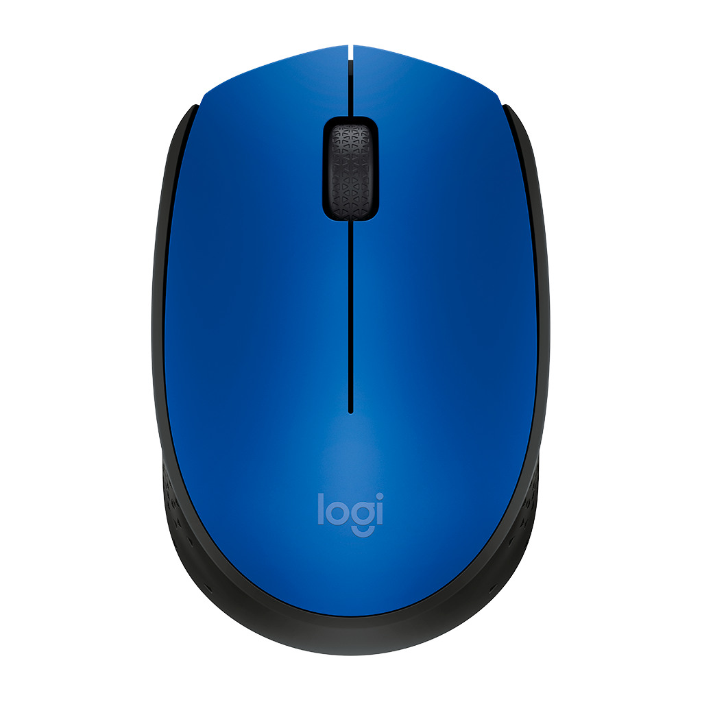 Logitech Bežični Miš M171 - Pouzdan, Ergonomski, 2.4GHz, Plavi