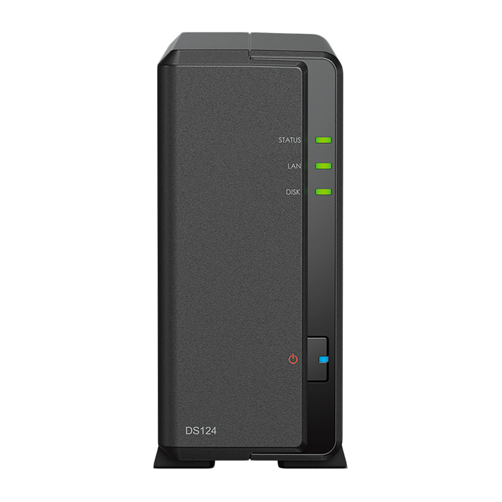 Synology DiskStation DS124 NAS Server - 4-jezgreni CPU, 1GB RAM, 1-Bay