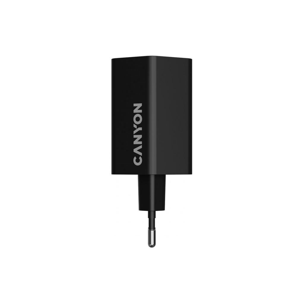 CANYON Punjač HEXAGON 65 GaN 65W 2xPD 1xQC EU Crni - Image 3