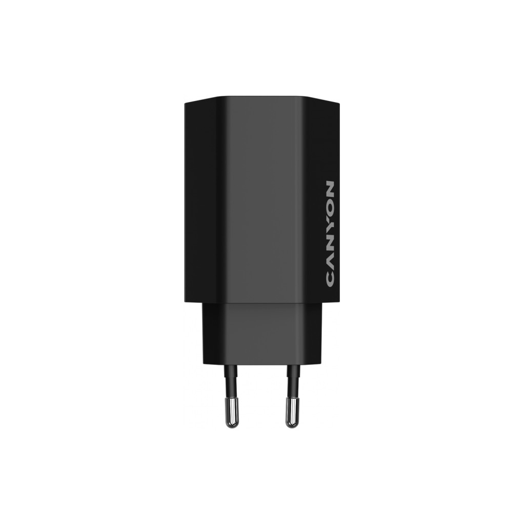 CANYON Punjač HEXAGON 65 GaN 65W 2xPD 1xQC EU Crni - Image 4