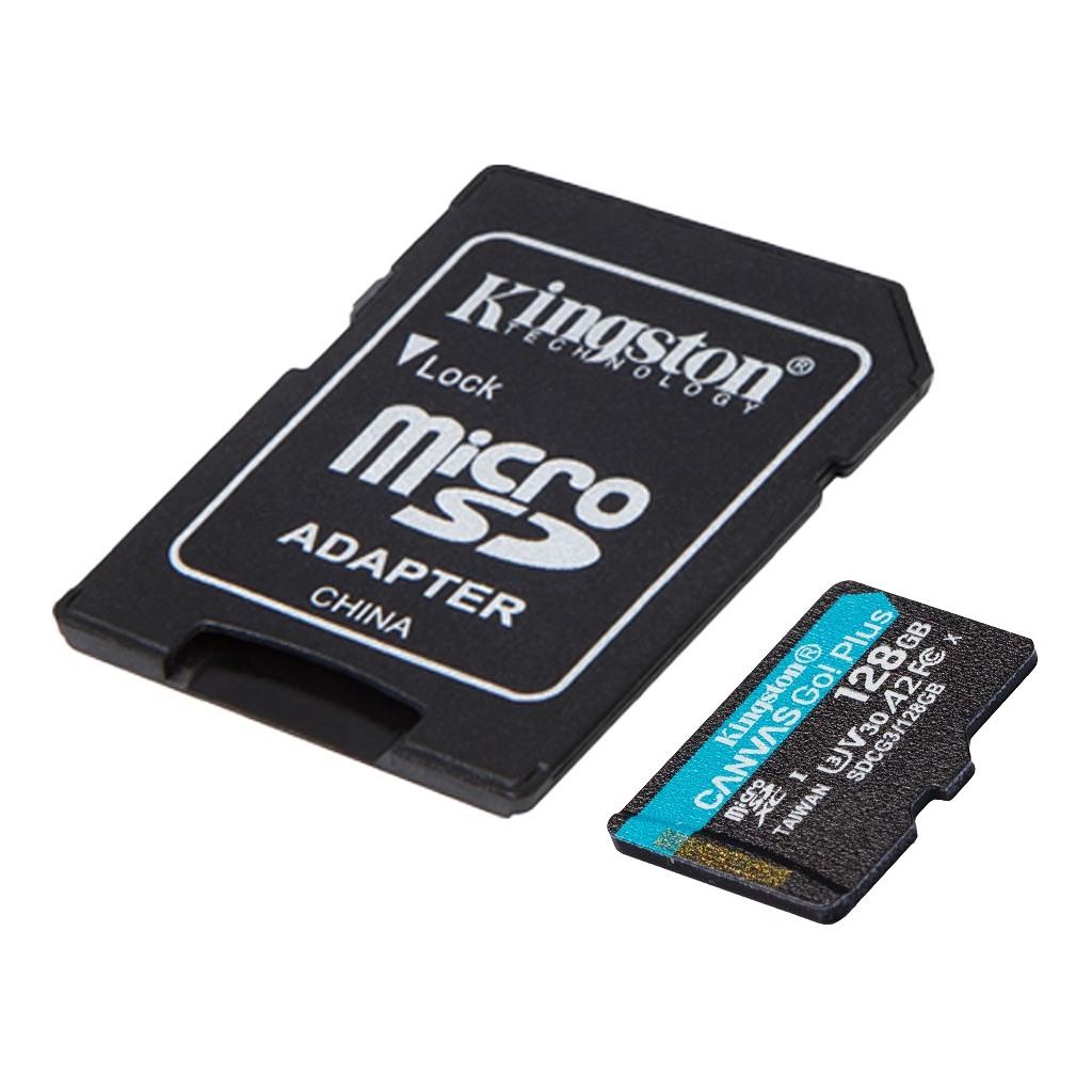 Kingston microSD 128GBCanvasGoPlusr/w:170MB/s/90MB/s,with adapter